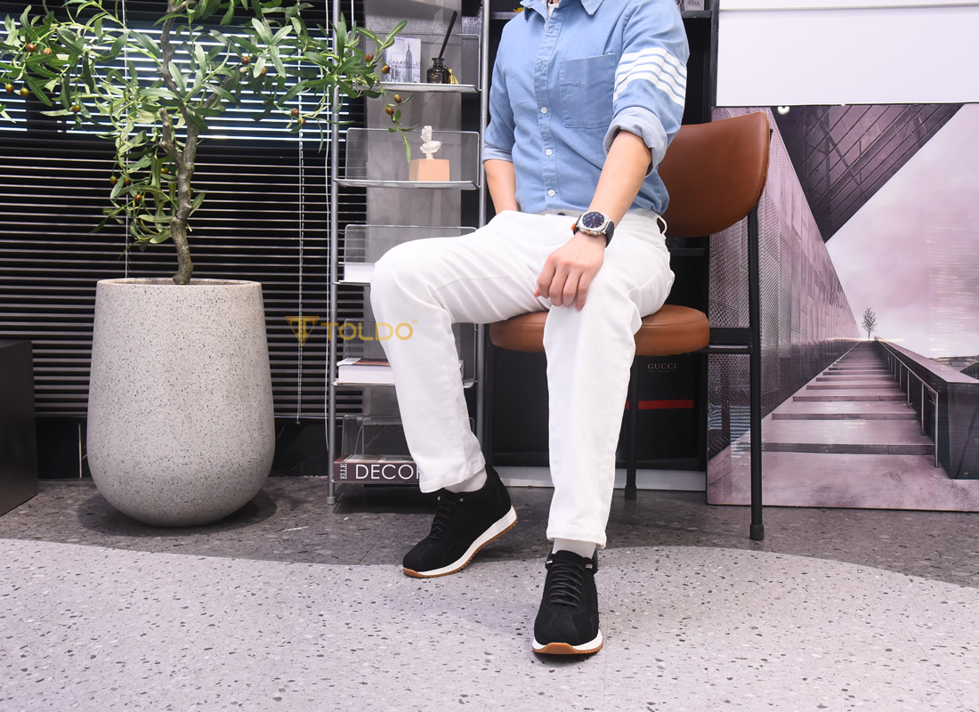 Giày cao 8cm da lộn 9